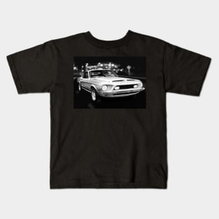 Shelby Cobra Mustang Street Scene Kids T-Shirt